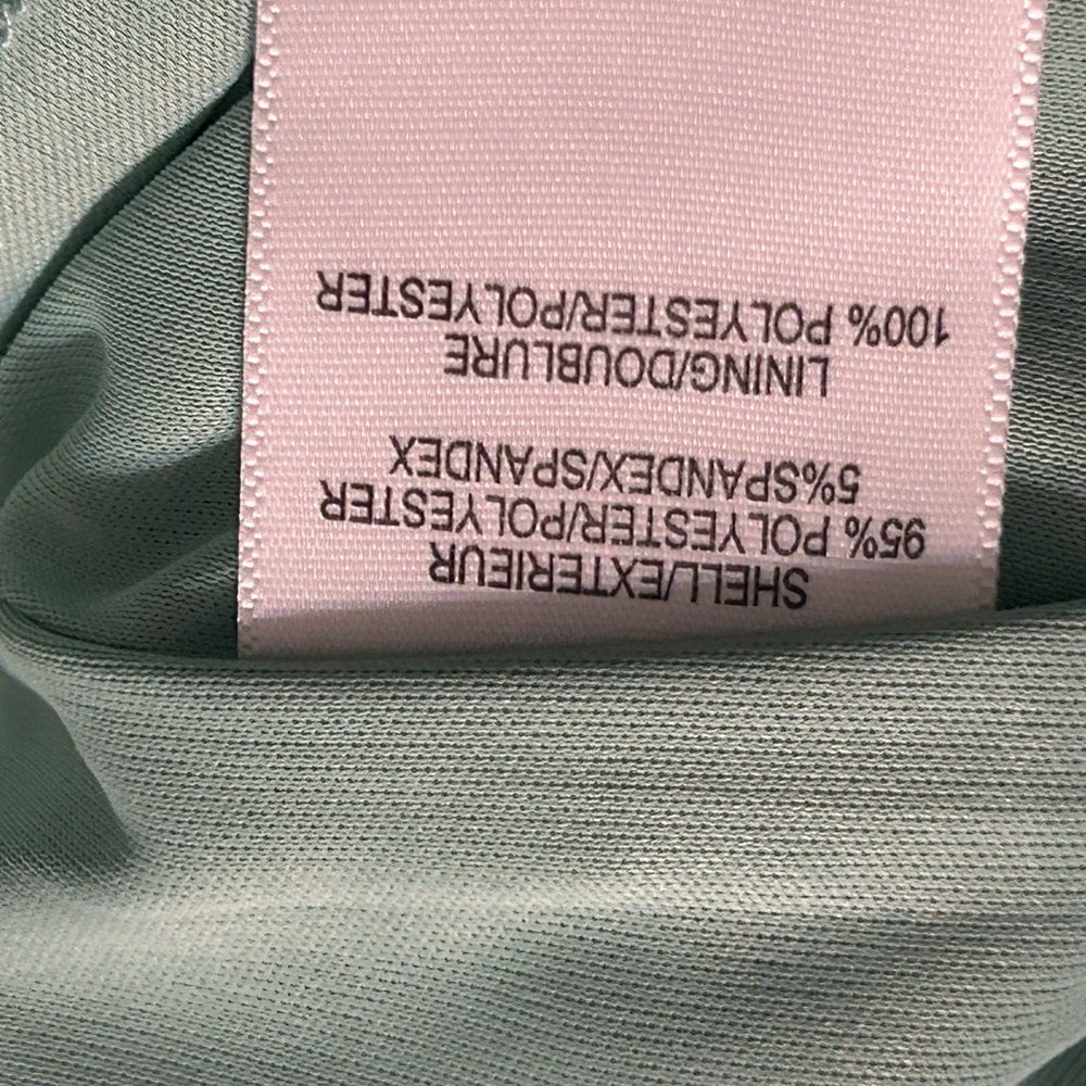 Belle Badgley Mischka Mint Libby Front Twist Knot Off-The-Shoulder 10 - Picture 7 of 7